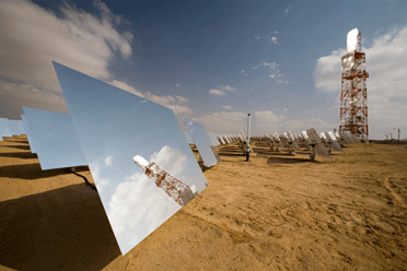 Brightsource CSP Tower technology (Source: BrightSource Energy)
