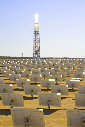 BrightSource Energy's Luz Power Tower 550. Source: BrightSource Energy